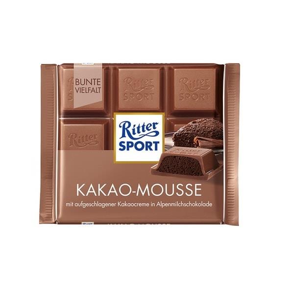 Ritter Sport شکلات با موس کاکائو 100گرمی